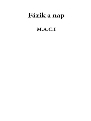 cover image of Fázik a nap